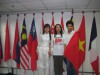 Bùi Thu Thủy (trái) đạt giải Ba ASEAN năm 2008