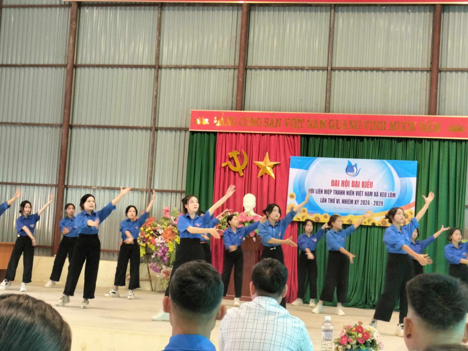 Đại hội đại biểu Hội Liên hiệp Thanh niên Việt Nam xã Keo Lôm lần thứ VI, nhiệm kỳ 2024 - 2029.